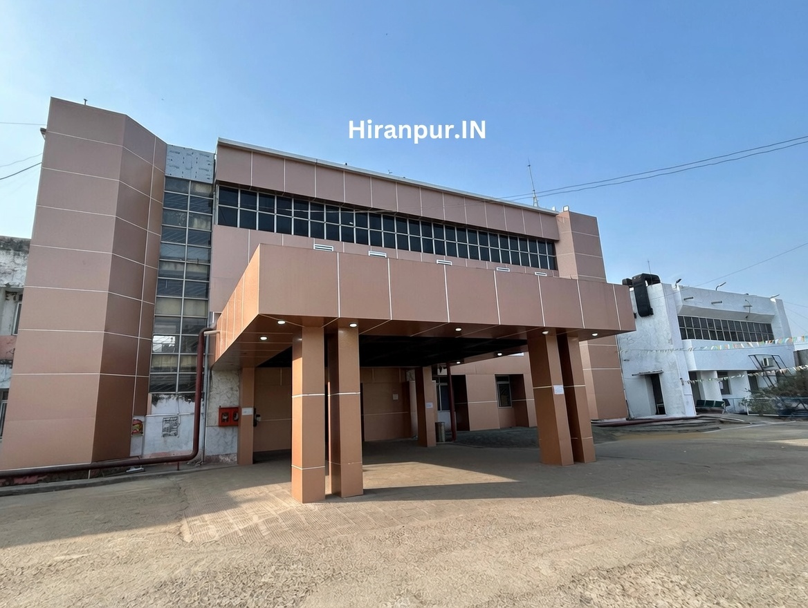 Pakur Sadar Hospital - Hiranpur CHC Government Hospital main building and entrance