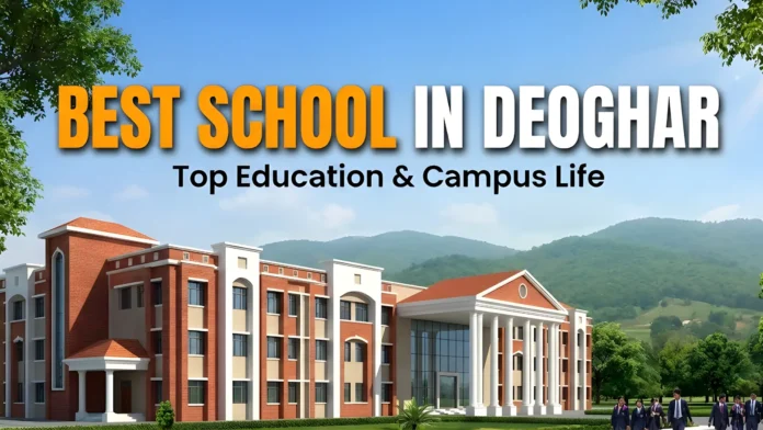 A panoramic view of a top-rated school campus representing the best school in Deoghar for admission 2026.