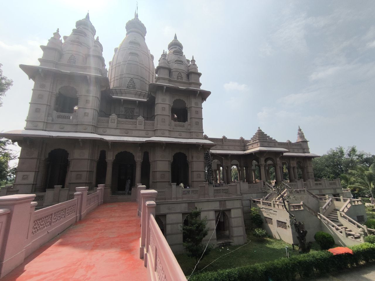 "Naulakha temple Deoghar built 1940, Jharkhand location, Radha Krishna photos"